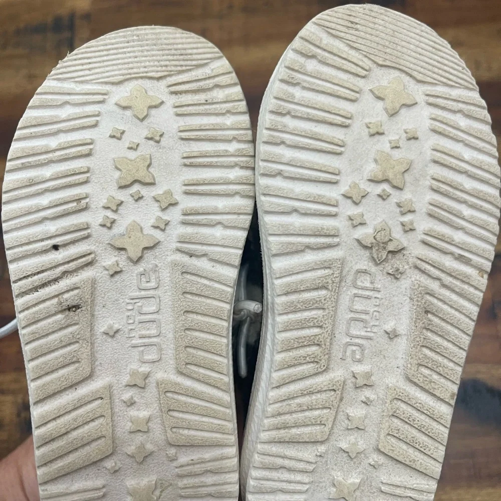 Hey Dude Kids Plaid Moccasins - Black and White - Picture 9 of 9